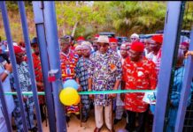 DEPUTY SPEAKER KALU LIGHTS UP BENDE, GIFTS WIDOW NEW HOME